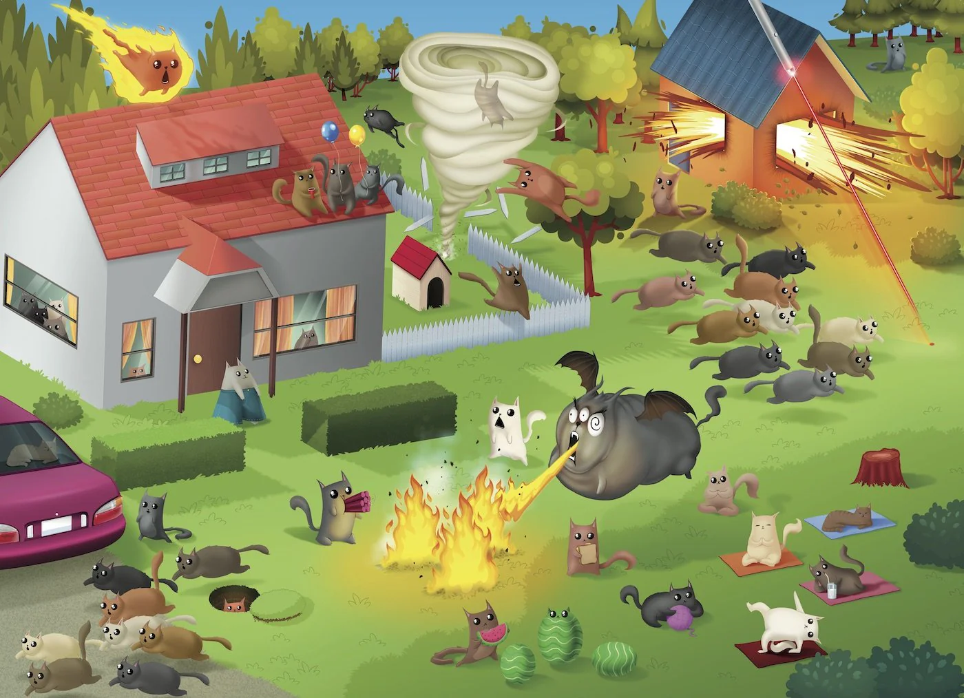 Exploding Kittens Housing Boom - 1000 Piece Jigsaw - Image 3