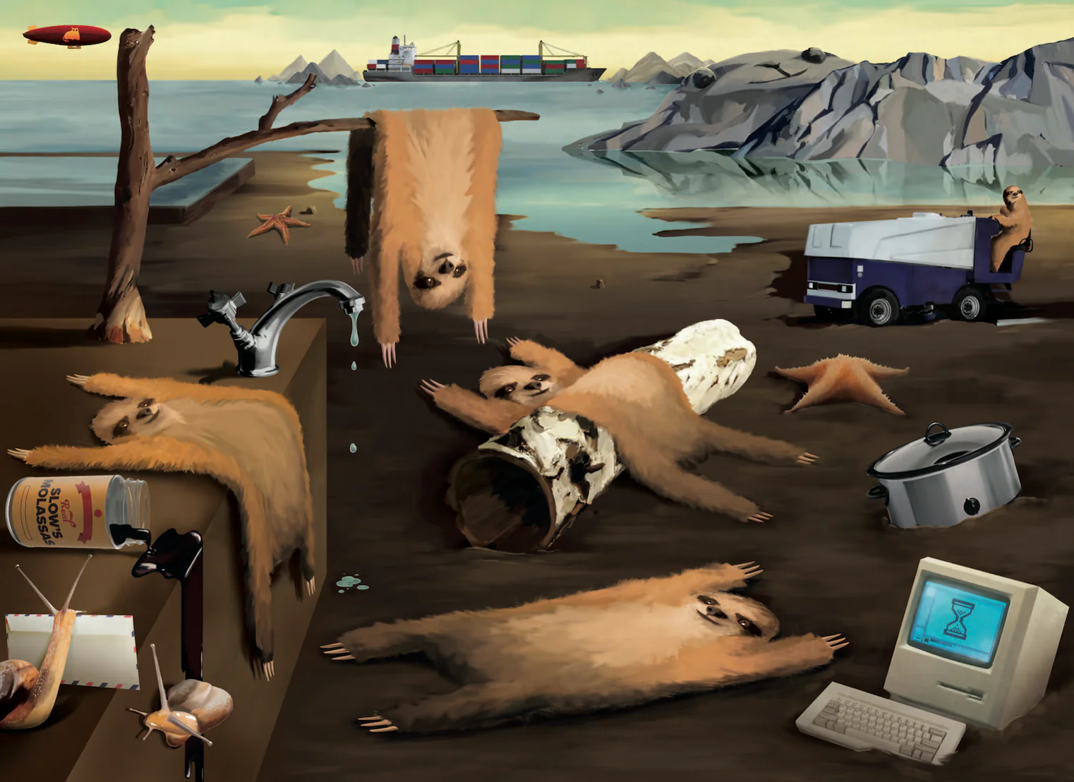 Exploding Kittens Slothness of Memory - 1000 Piece Jigsaw - Image 3