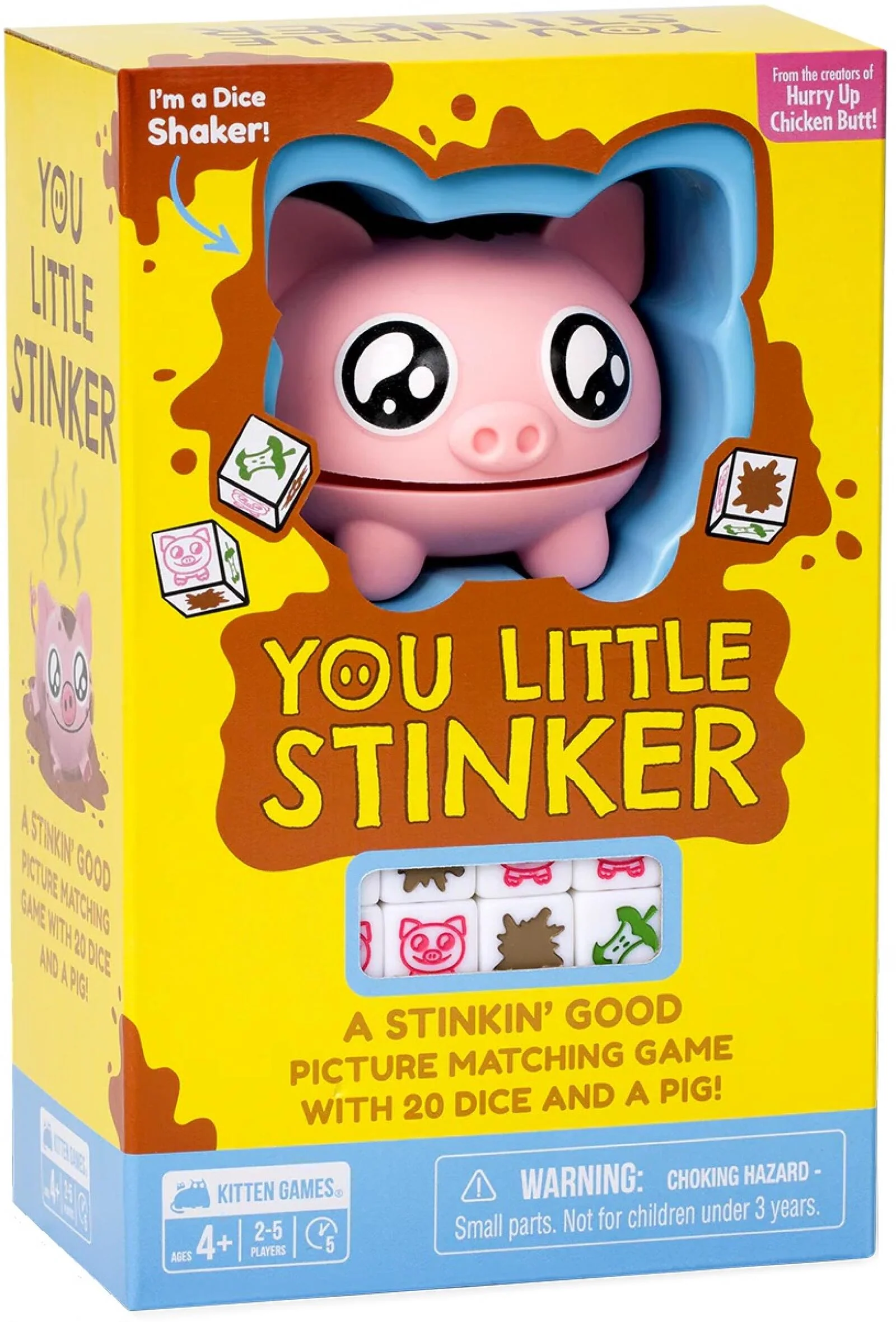 Exploding Kittens You Little Stinker Pig Edition Dice Game
