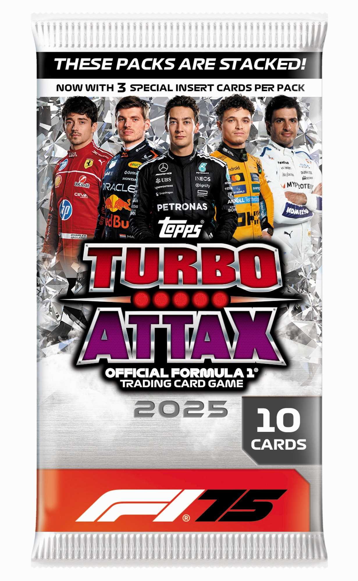 F1 Turbo Attax 2025 Booster Pack