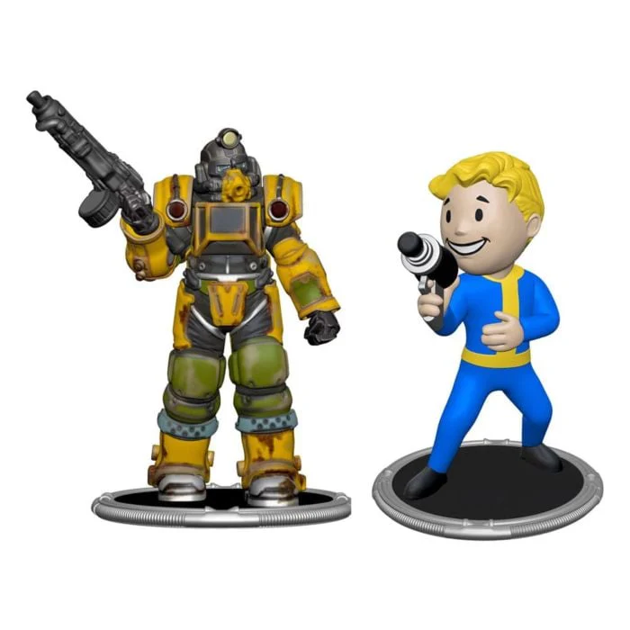 Fallout - Collectible Figures Set - Excavator + Vault Boy (gun) - Image 2