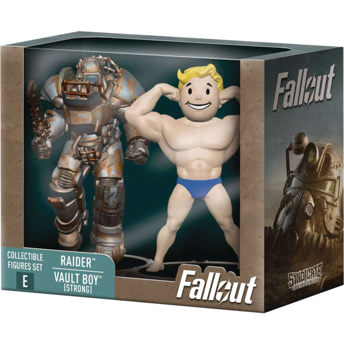 Fallout - Collectible Figures Set - Raider + Vault Boy (strength)