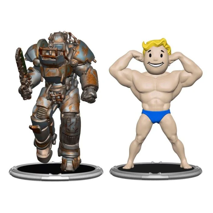 Fallout - Collectible Figures Set - Raider + Vault Boy (strength) - Image 2
