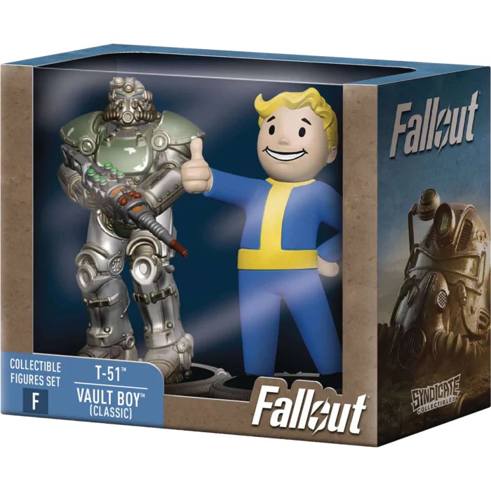 Fallout - Collectible Figures Set - T51 + Vault Boy (classic)