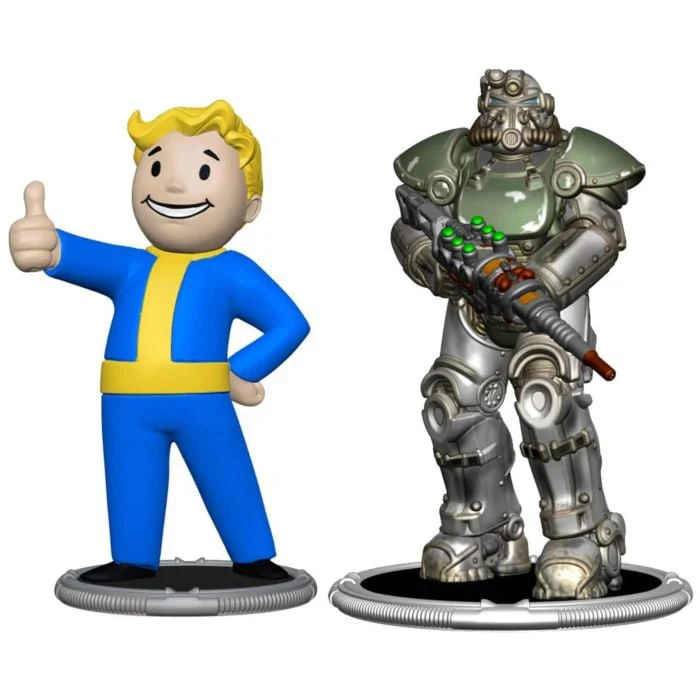 Fallout - Collectible Figures Set - T51 + Vault Boy (classic) - Image 2