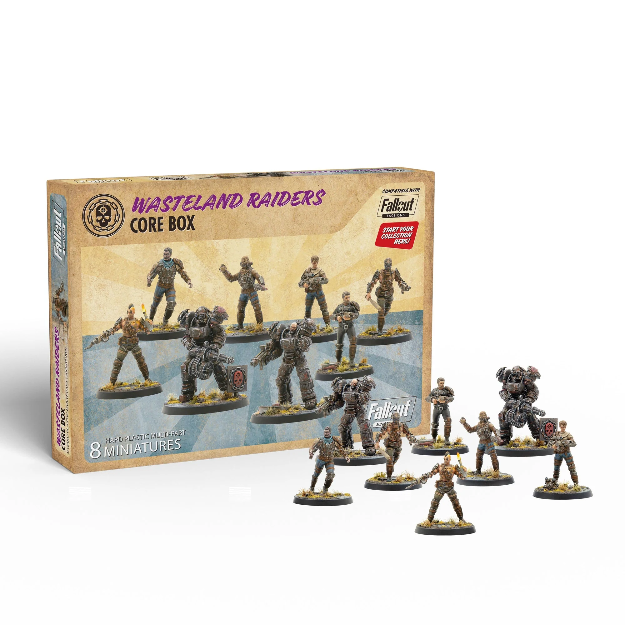 Fallout: Miniatures - Wasteland Raiders Core Set (Plastic) - 258490