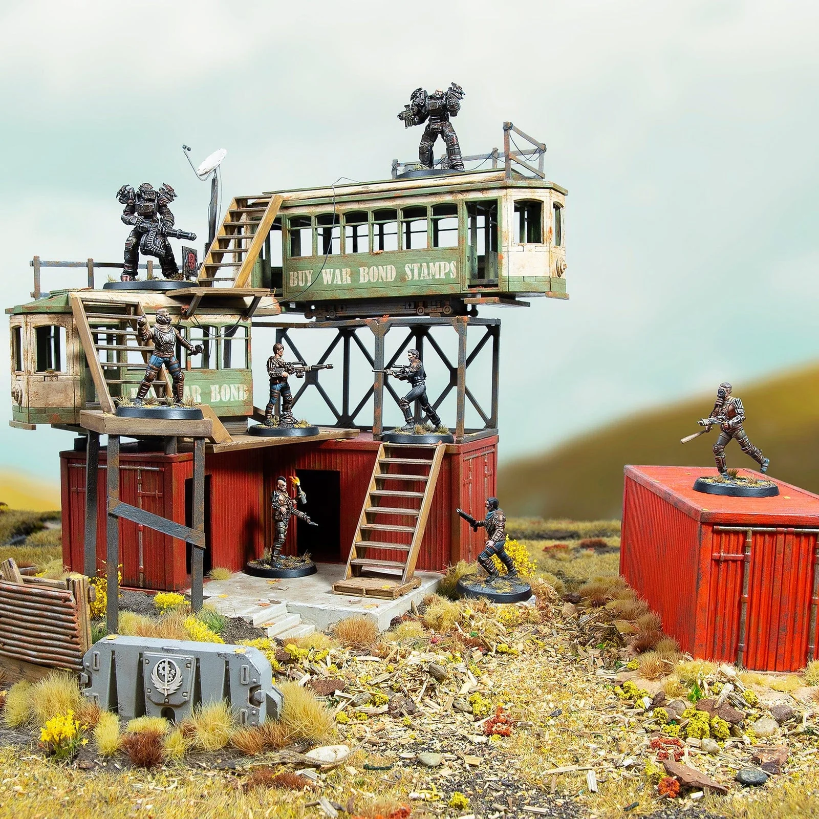 Fallout: Miniatures - Wasteland Raiders Core Set (Plastic) - 258490 - Image 5