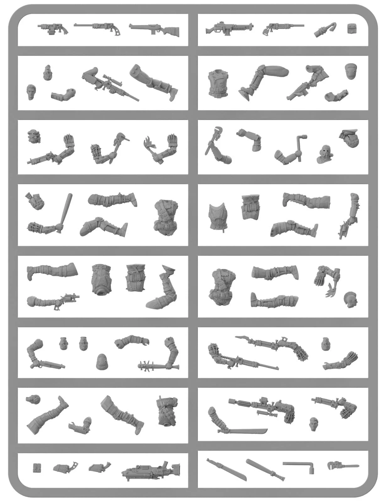 Fallout: Miniatures - Wasteland Raiders Core Set (Plastic) - 258490 - Image 7