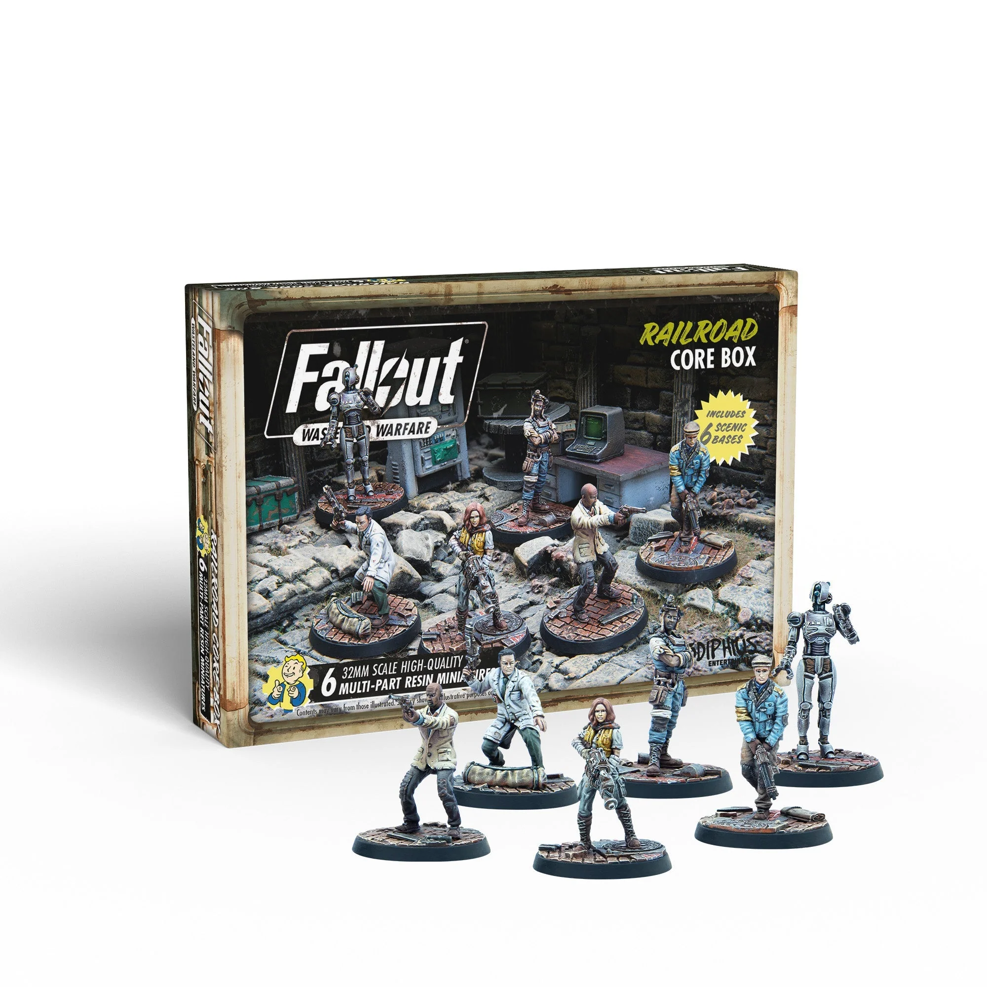 Fallout: Wasteland Warfare - Railroad Core Box (MUH052219) - Image 2
