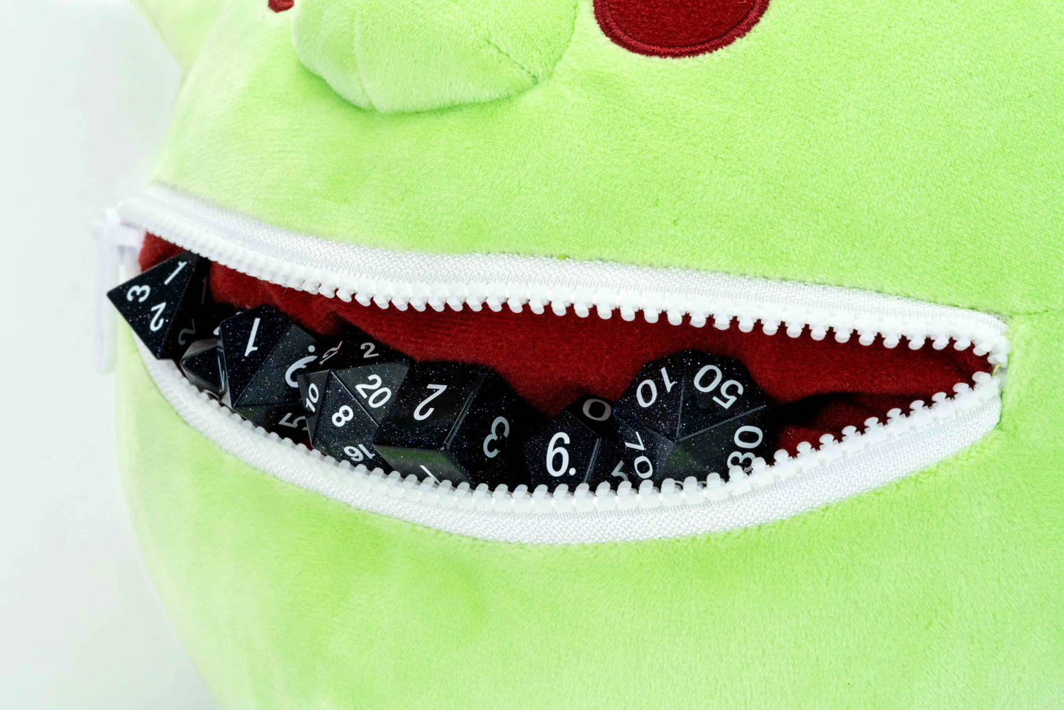 FanRoll by Metallic Dice Games - Pathfinder Goblin Plush Dice Bag - Green - Image 6