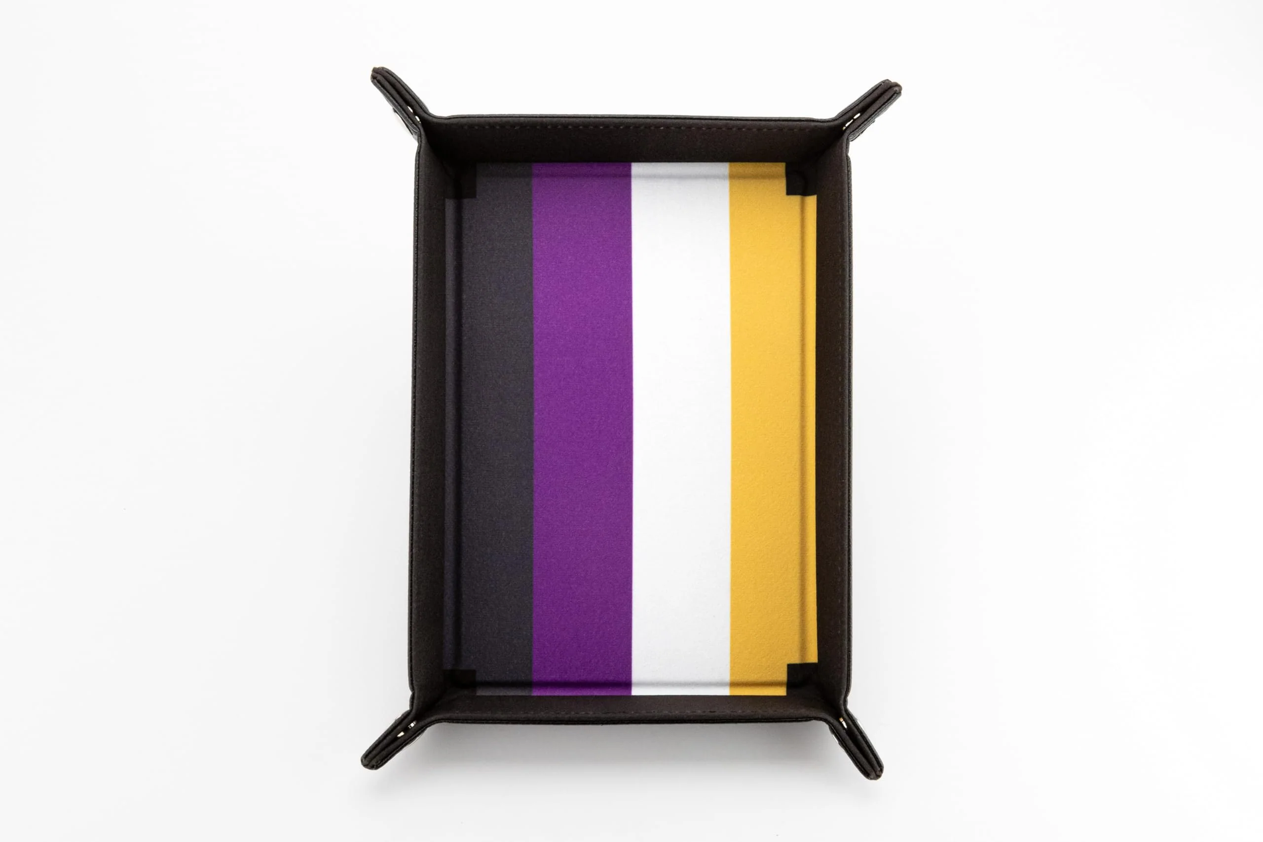 Fanroll: Pride Fold Up Velvet Dice Tray: Nonbinary