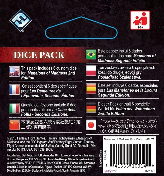 Fantasy Flight Games - Mansions of Madness Second Edition Dice Pack - Image 2