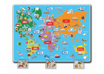 Felt Creations - World Felt Map - Image 2