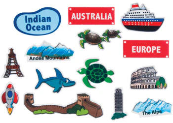 Felt Creations - World Felt Map - Image 3
