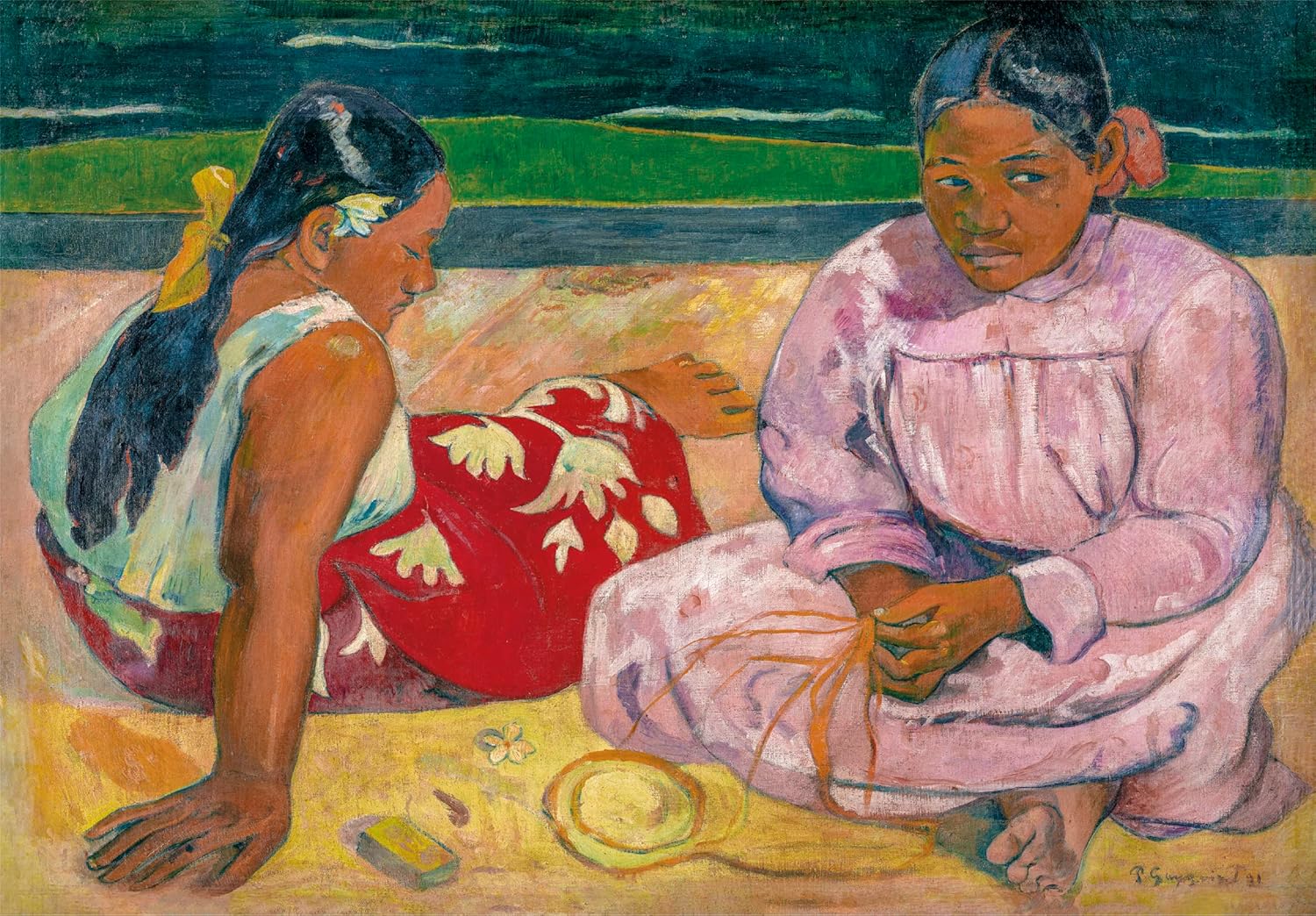 Femmes De Tahiti 1000 Piece Jigsaw (Museum) - Image 3