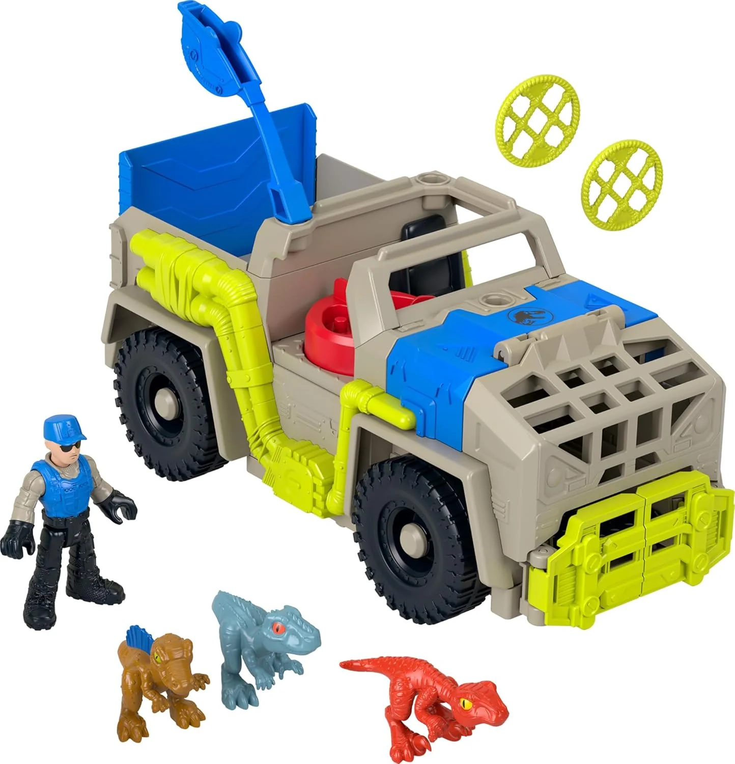 Fisher-Price Imaginext Jurassic World Track & Transport Dino Truck Playset