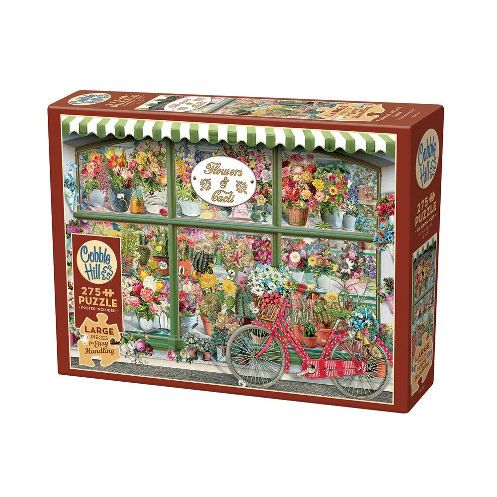 Flowers & Cacti Shop 275 Piece Puzzle