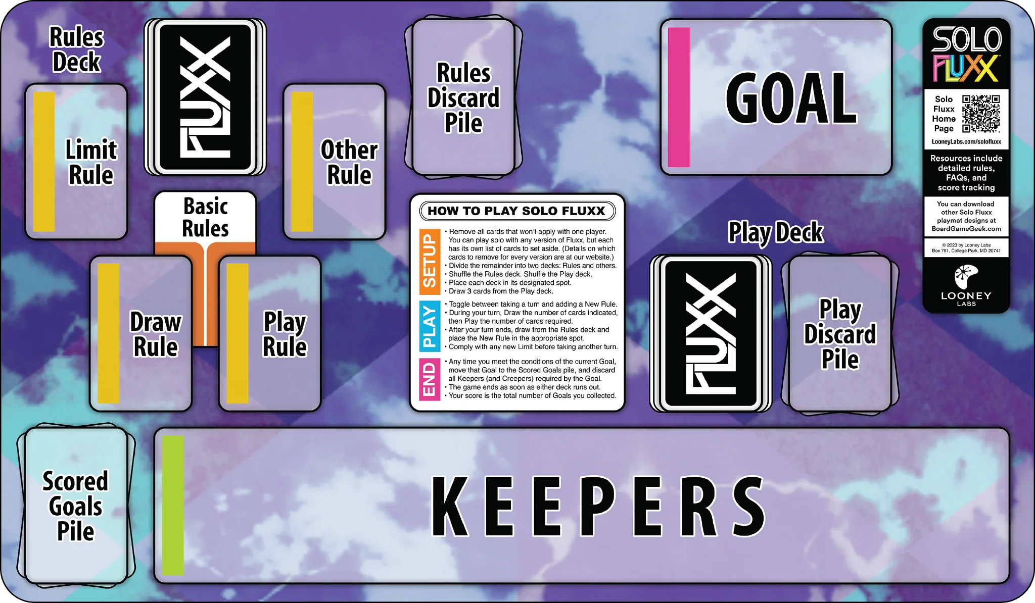 Fluxx Solo Fluxx Playmat (Preorder)