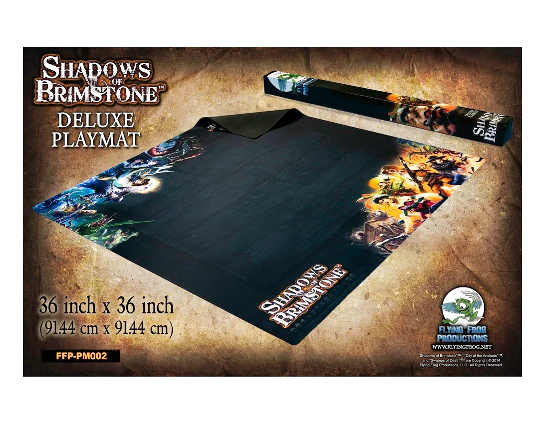 Flying Frog Productions Shadows of Brimstone Deluxe Playmat 36-Inch x 36-Inch - Image 2