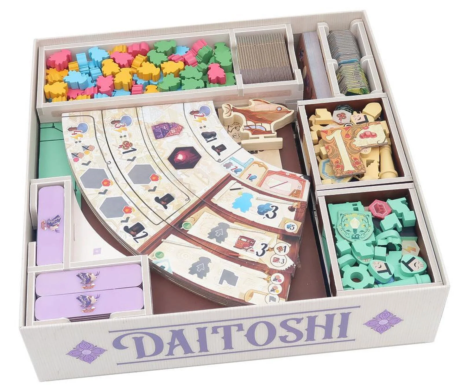 Folded Space - Colour Board Game Insert for Daitoshi