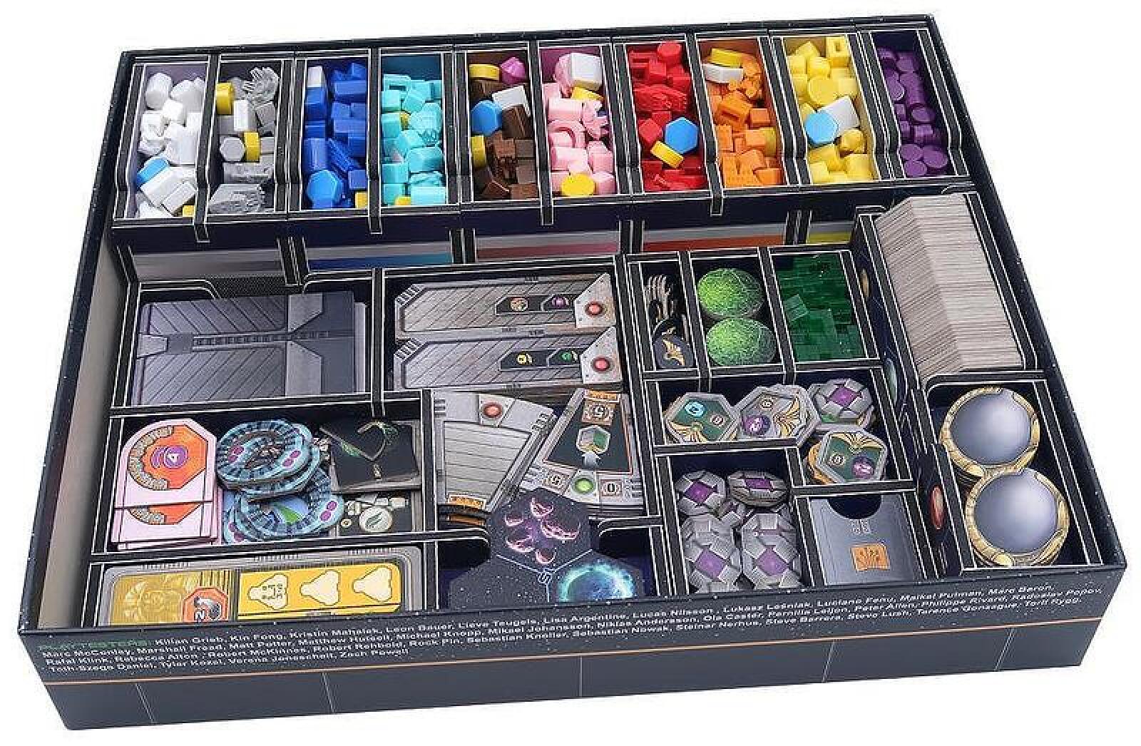 Folded Space - Colour Board Game Insert for Gaia Project including The Lost Fleet Expansion