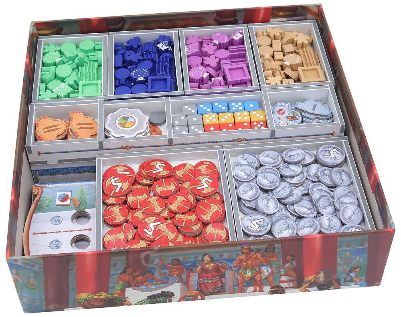 Folded Space - Colour Board Game Insert for Minos Dawn of the Bronze Age