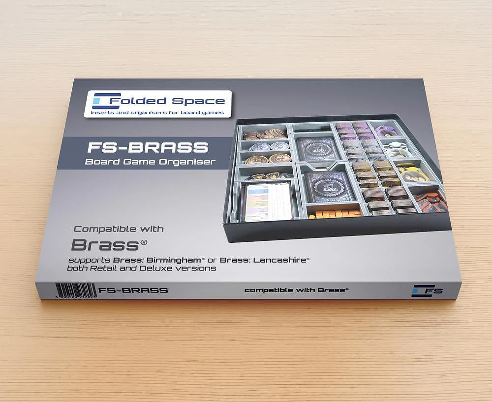 Folded Space - Game Inserts for Brass Birmingham and Brass Lancashire