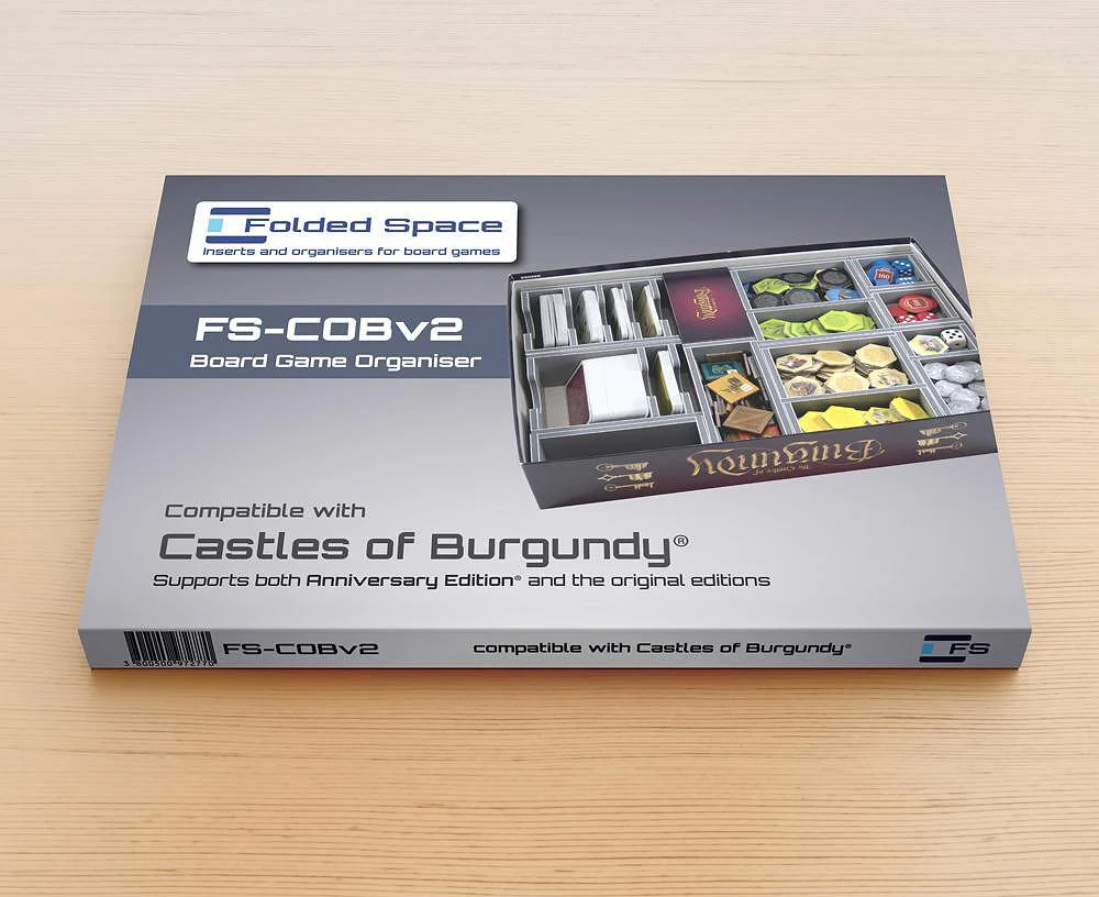 Folded Space - Game Inserts for Castles of Burgundy