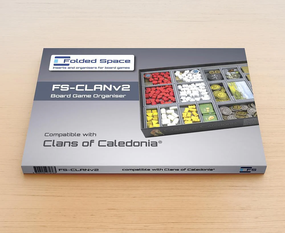 Folded Space - Game Inserts for Clans of Caledonia
