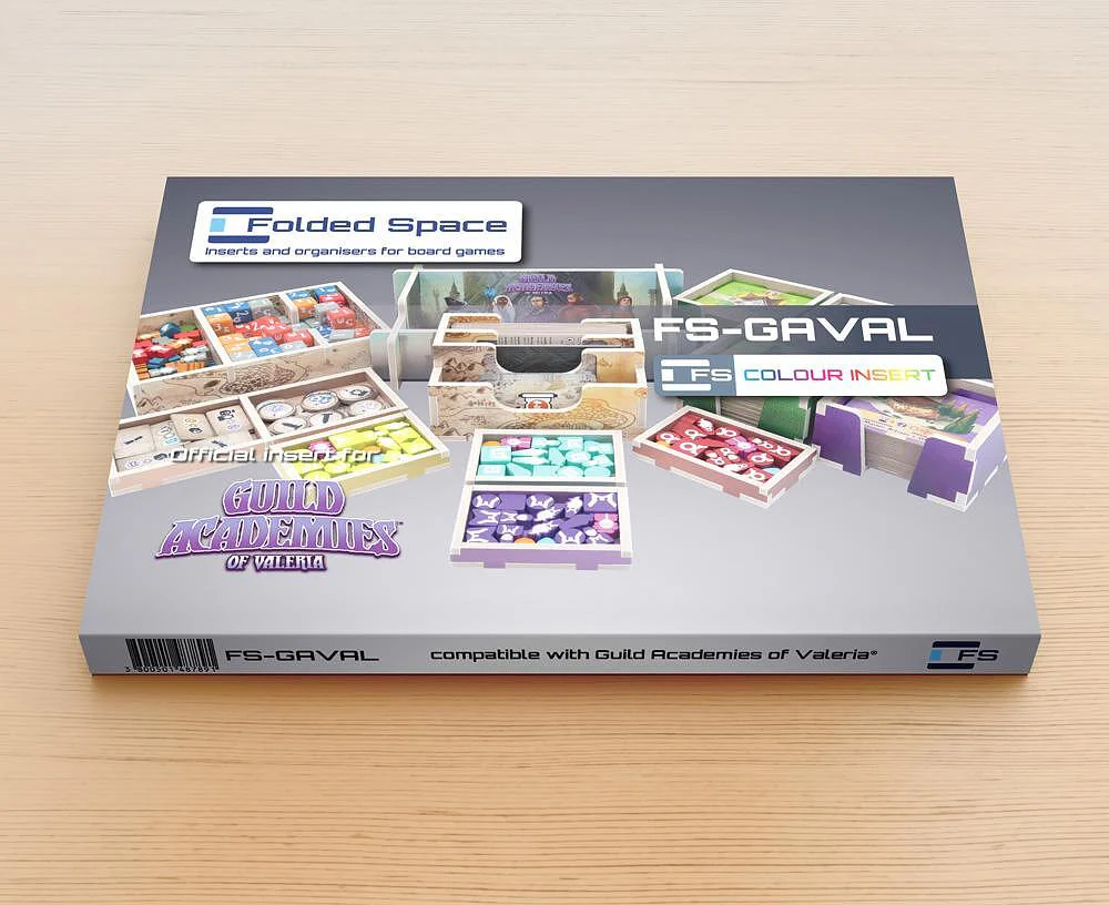 Folded Space - Game Inserts for Guild Academies of Valeria