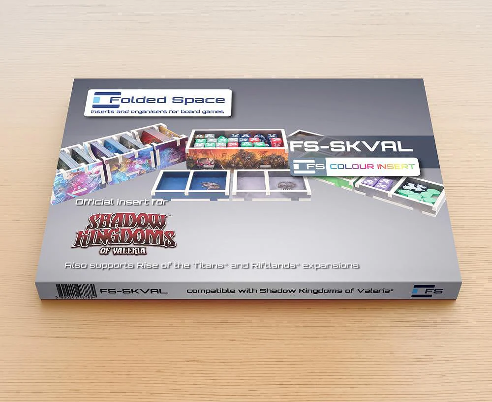 Folded Space - Game Inserts for Shadow Kingdoms of Valeria