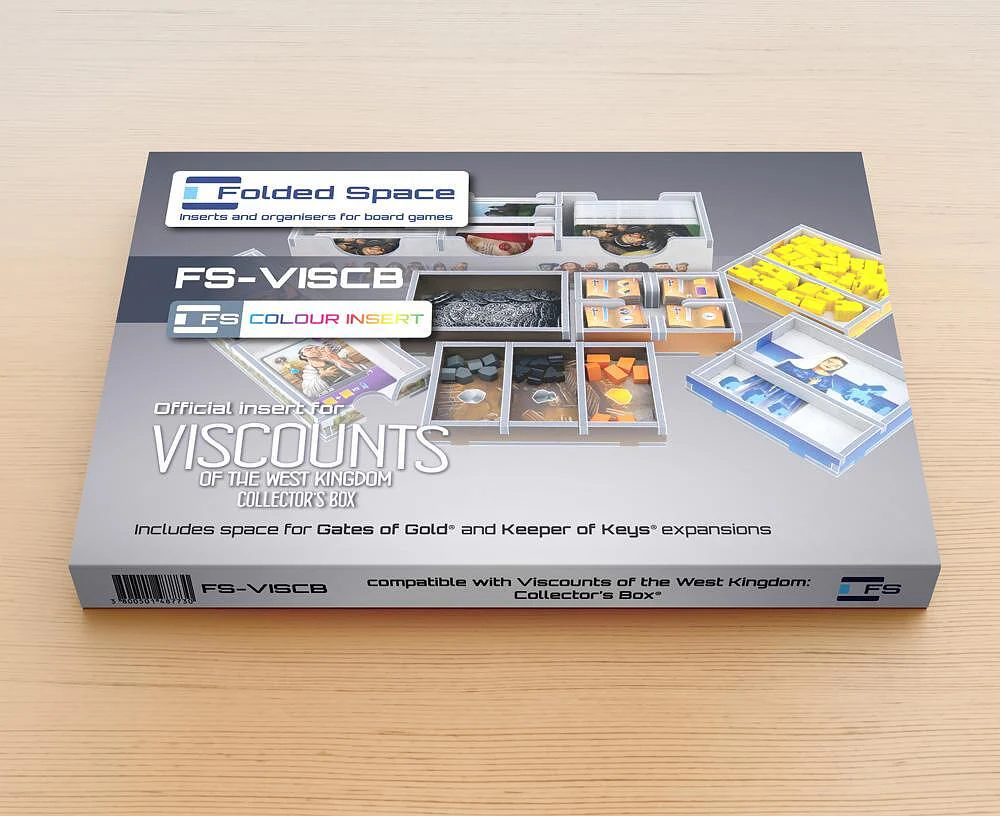 Folded Space - Game Inserts for Viscounts of the West Kingdom Collector's Box