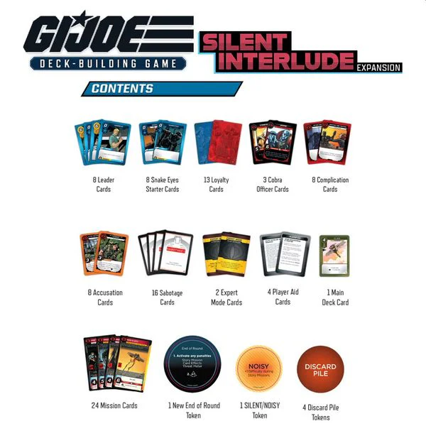 G.I. Joe Deck Building Game - Silent Interlude Expansion - Image 4