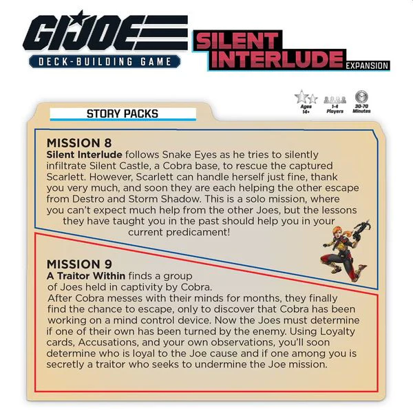 G.I. Joe Deck Building Game - Silent Interlude Expansion - Image 5