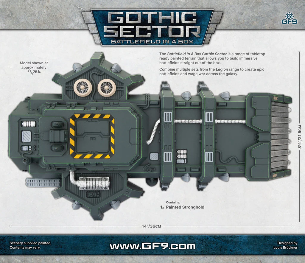 Gale Force Nine Battlefield in a Box: Gothic Sector - Legion: Stronghold - Image 2