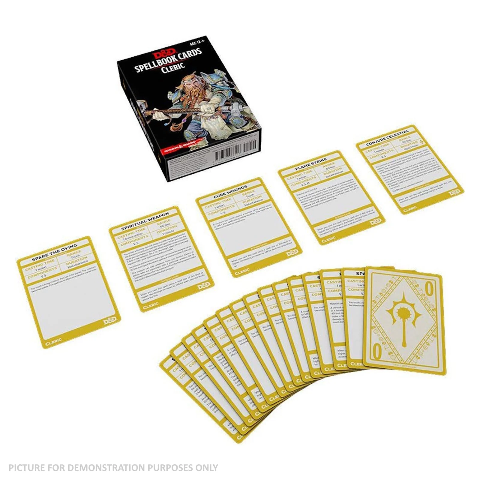 Gale Force Nine Dungeons & Dragons: Spellbook Cards - Cleric Deck - Image 3