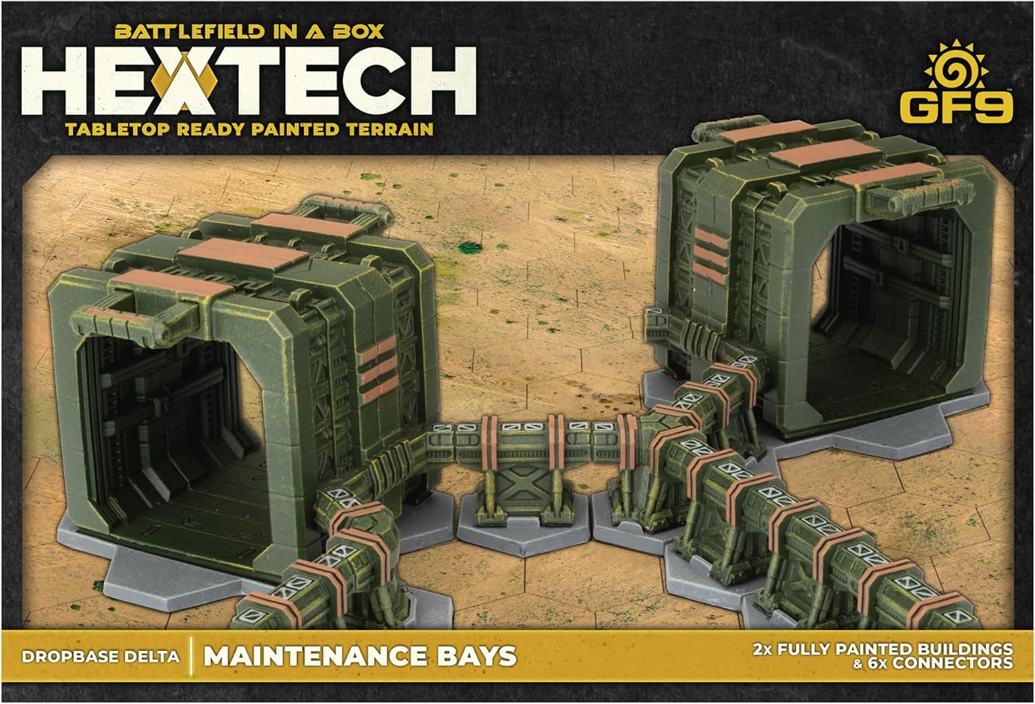 Gale Force Nine Hextech Dropbase Delta Terrain - Maintenance Bays - Image 2