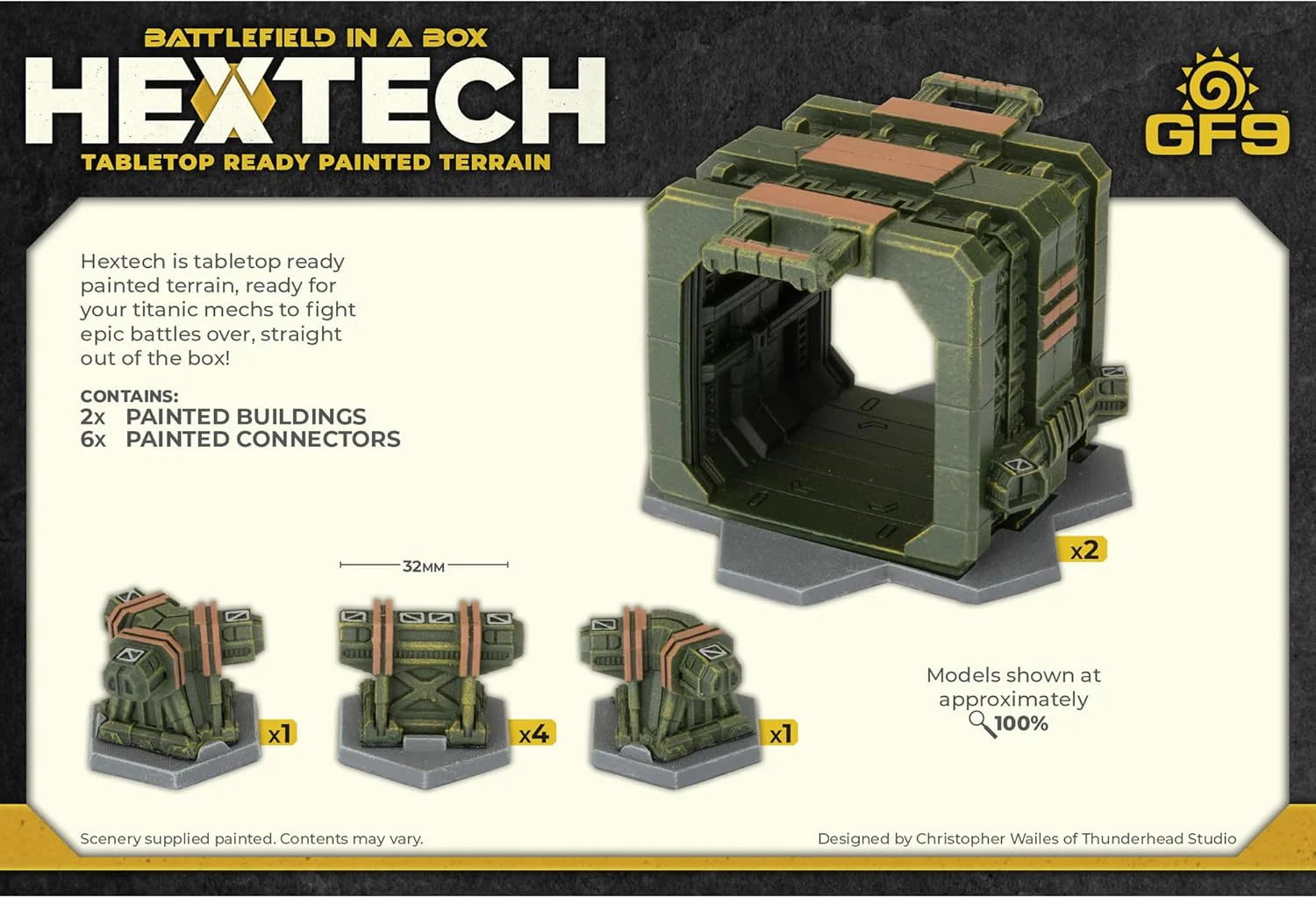 Gale Force Nine Hextech Dropbase Delta Terrain - Maintenance Bays - Image 3