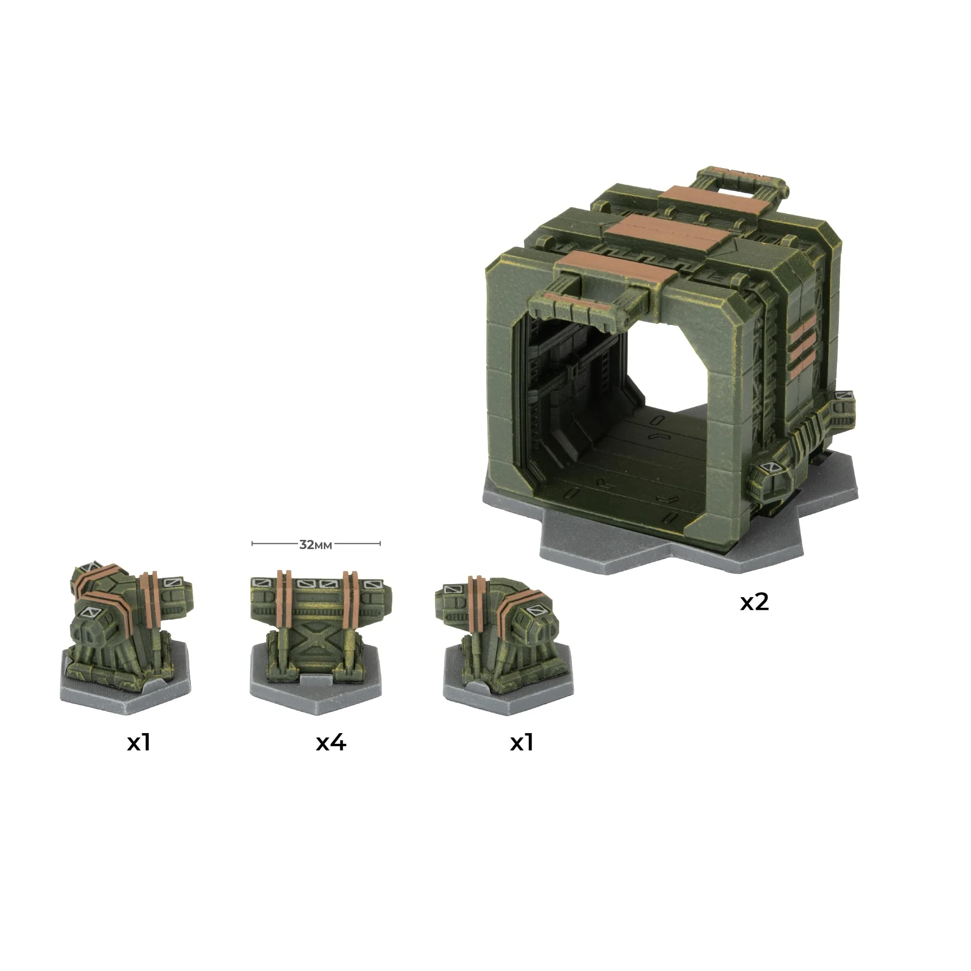 Gale Force Nine Hextech Dropbase Delta Terrain - Maintenance Bays - Image 4