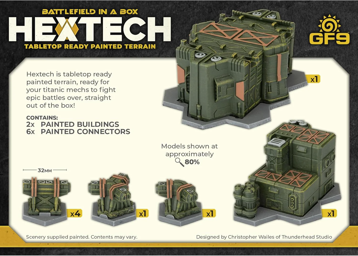 Gale Force Nine Hextech Dropbase Delta Terrain - Power Station - Image 3