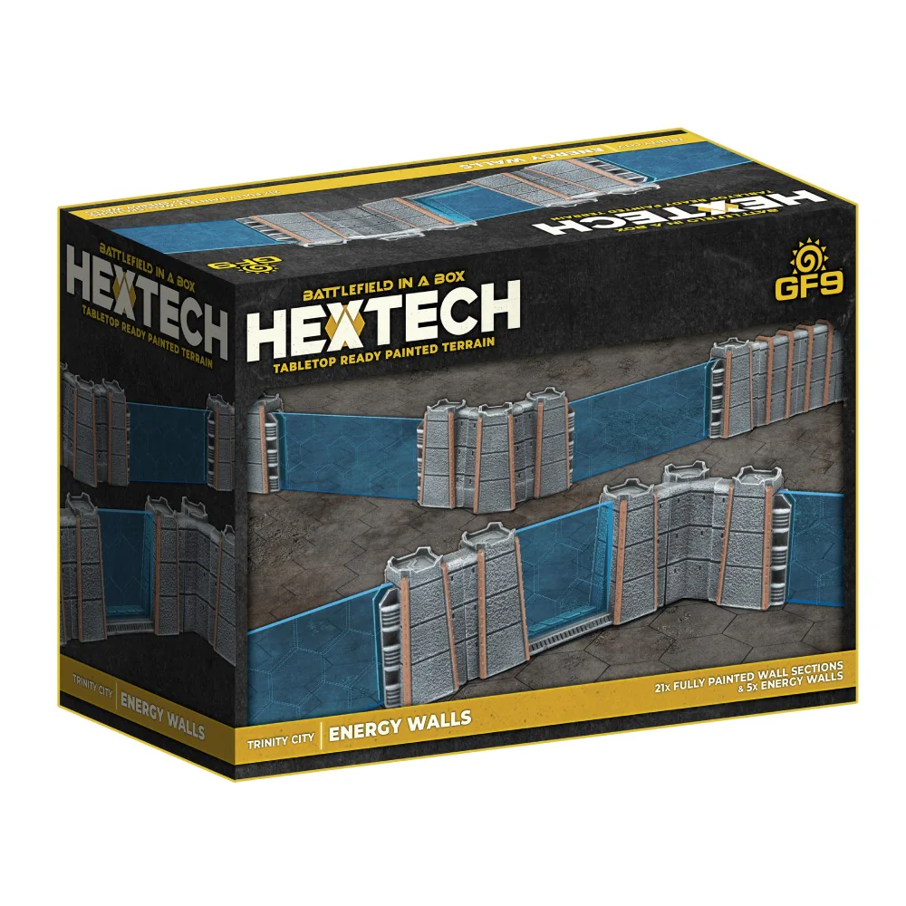 Gale Force Nine Hextech Trinity City Terrain - Energy Walls