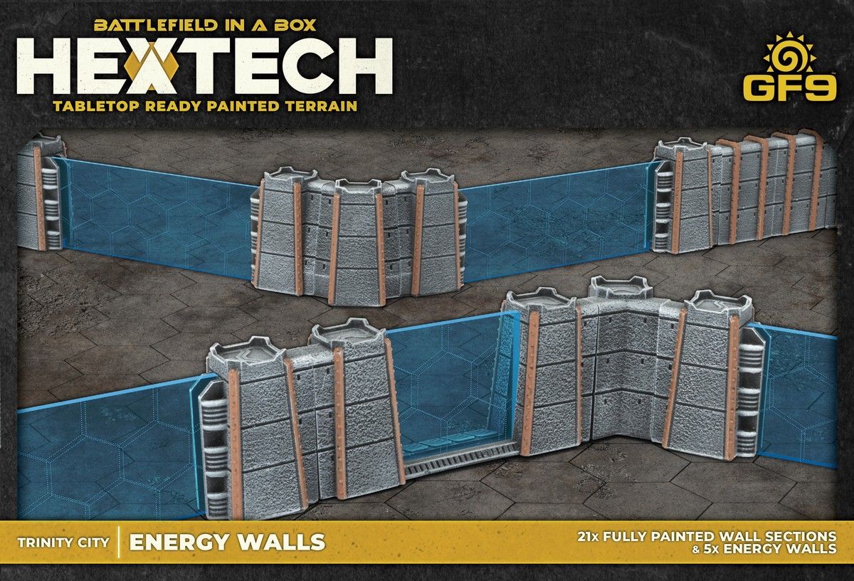 Gale Force Nine Hextech Trinity City Terrain - Energy Walls - Image 2