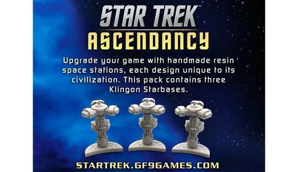 Gale Force Nine Star Trek Ascendancy Starbases - Klingon