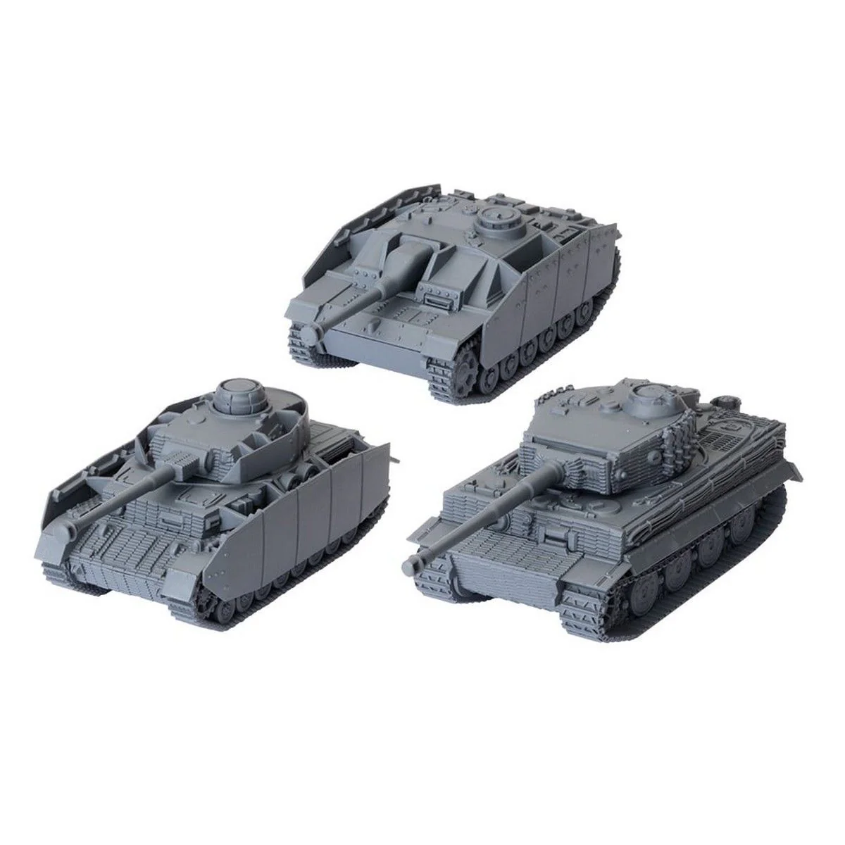 Gale Force Nine World of Tanks German Tank Platoon (Panzer IV H, Tiger I, Stug III G) Miniature - Image 2