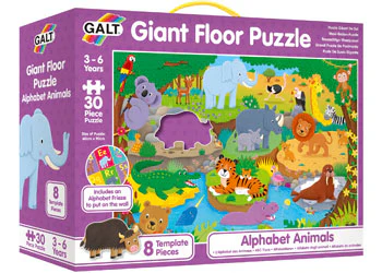Galt - Alphabet Animals Giant Floor Puzzle 30 Pieces