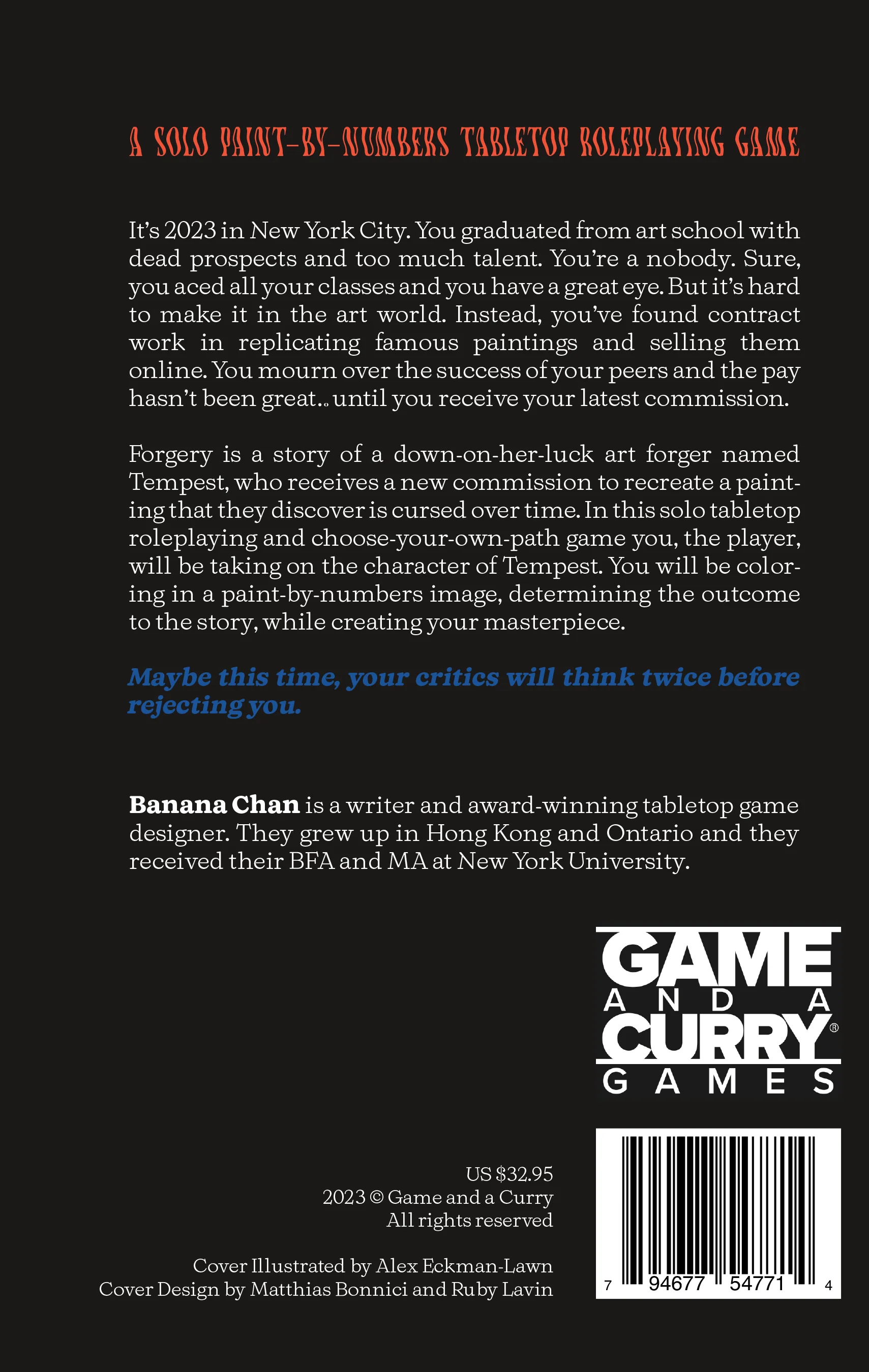 Game and a Curry Forgery RPG Book - Image 2