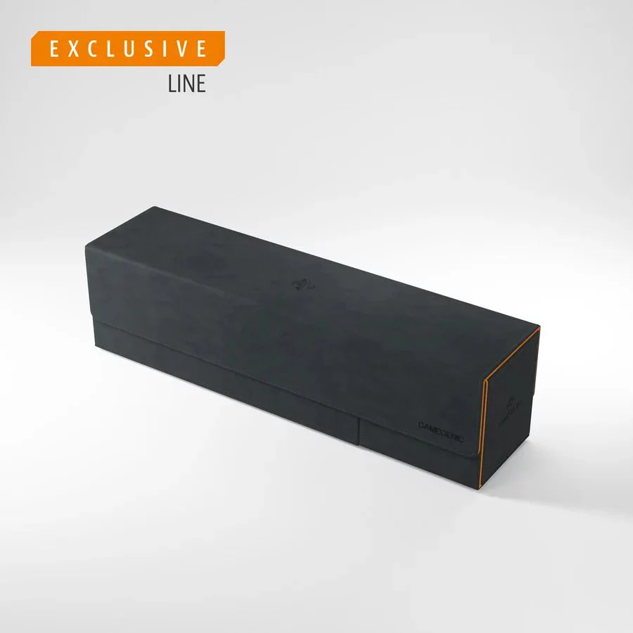 Gamegenic - Cards Lair 400+ Convertible Deck Box - Black/Orange