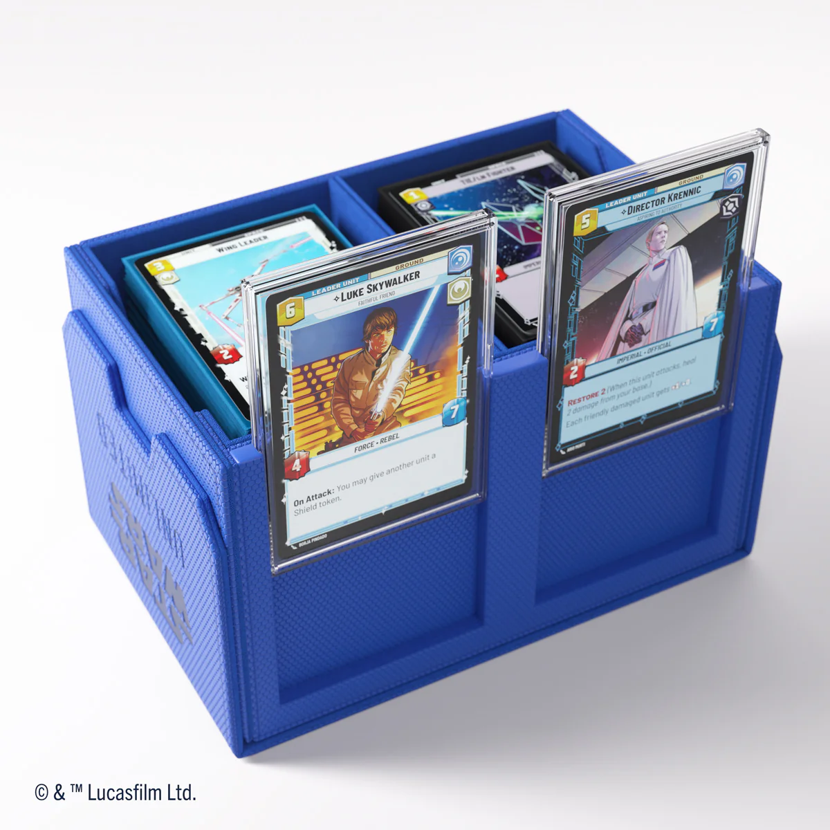 Gamegenic Double Deck Pod - Star Wars Unlimited - Blue
