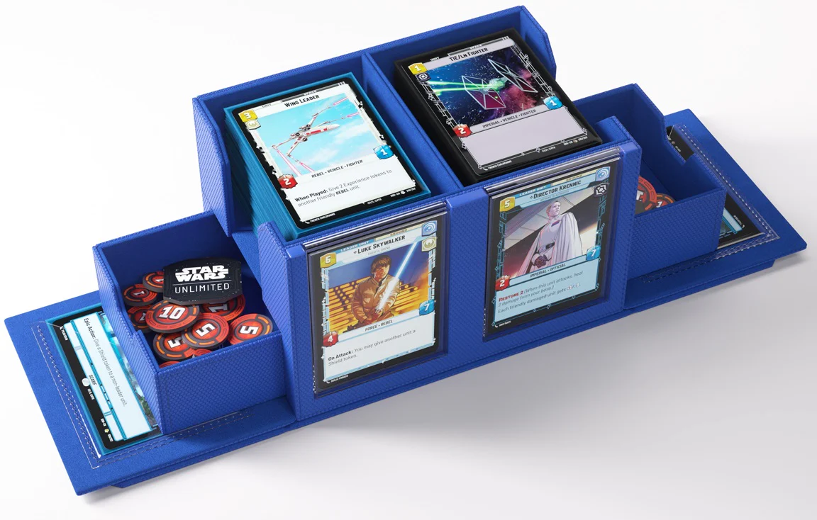 Gamegenic Double Deck Pod - Star Wars Unlimited - Blue - Image 16