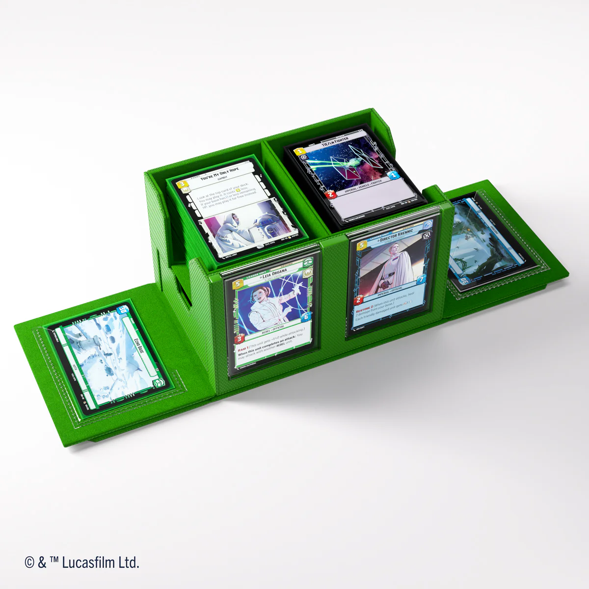 Gamegenic Double Deck Pod - Star Wars Unlimited - Green - Image 3